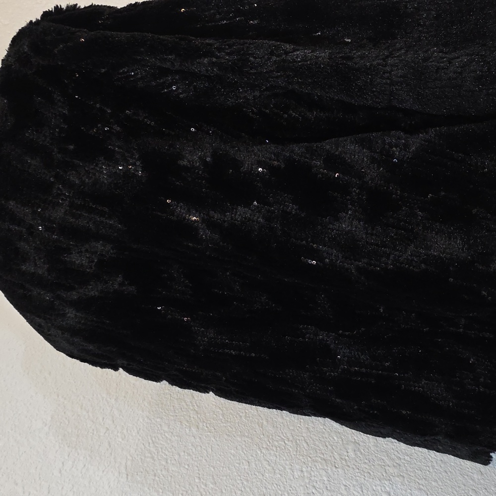 Betsey Johnson Black Teddy Jacket - Picture 6 of 10